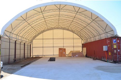 Временный навес для ремонта катеров - SC042A 6x10x3 - Yachtgarage - для краски