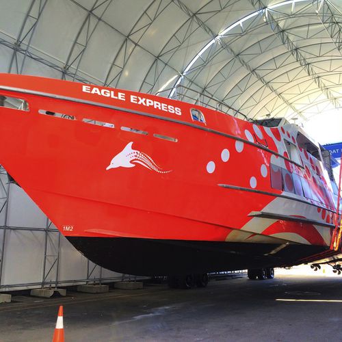 Временный навес для кораблей - MODULAR series - Yachtgarage - для ремонта катеров