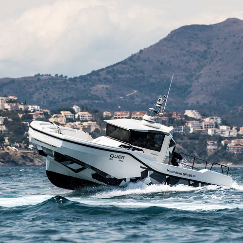Катер береговой охраны - Q 50 Explorer - QUER PROFESSIONAL BOATS - с внутренним мотором / из композита, армированного стекловолокном / из карбона
