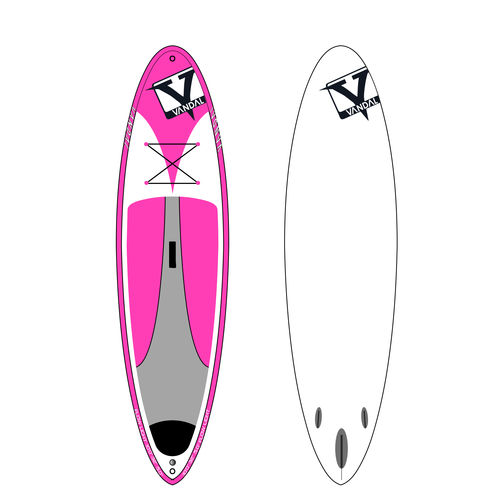 Надувная SUP-доска - FLOW LIGHT 10'0 - Vandal sails - прогулочная / из ПВХ