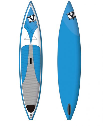 Надувная SUP-доска - FLOW 12'6 - Vandal sails - универсальная / для гонок / прогулочная
