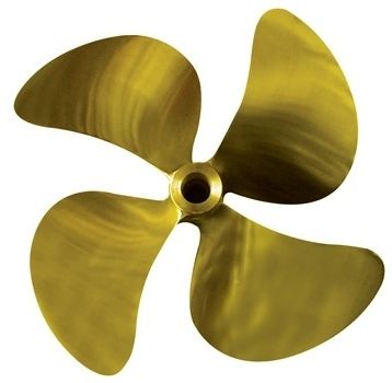 Гребной винт для катера - ERIS PROPELLERS - с фиксированным шагом / валопровод / 4 лопасти