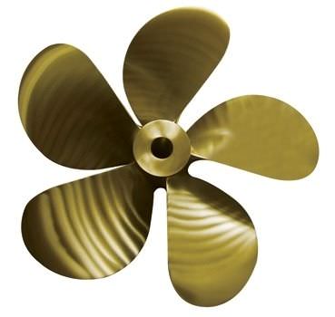 Гребной винт для профессионального рыболовного судна - ERIS PROPELLERS - с фиксированным шагом / валопровод / 5 лопастей