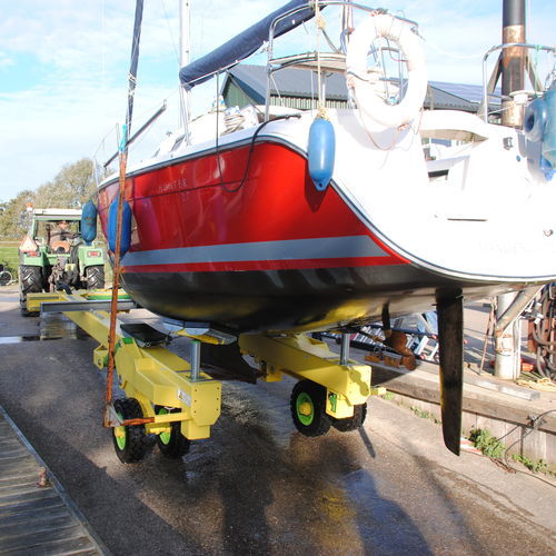 Прицеп для разгрузочно-погрузочных работ - SST 15 - SCHILSTRA BOATLIFT SYSTEMS - для катера / для судостроительной верфи / гидравлический