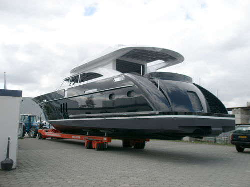 Прицеп для тяжелых разгрузочно-погрузочных работ - SLW 360 AWS  - SCHILSTRA BOATLIFT SYSTEMS - для судостроительной верфи / полноприводный