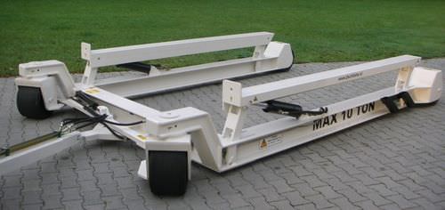 Прицеп для разгрузочно-погрузочных работ - SLW 210 L - SCHILSTRA BOATLIFT SYSTEMS - для судостроительной верфи / гидравлический