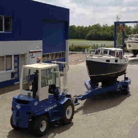 Прицеп для разгрузочно-погрузочных работ - SLW 1 - SCHILSTRA BOATLIFT SYSTEMS - для судостроительной верфи / гидравлический