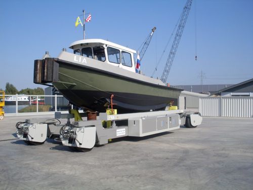 Прицеп для разгрузочно-погрузочных работ - SCHILSTRA BOATLIFT SYSTEMS - для судостроительной верфи / самоходный