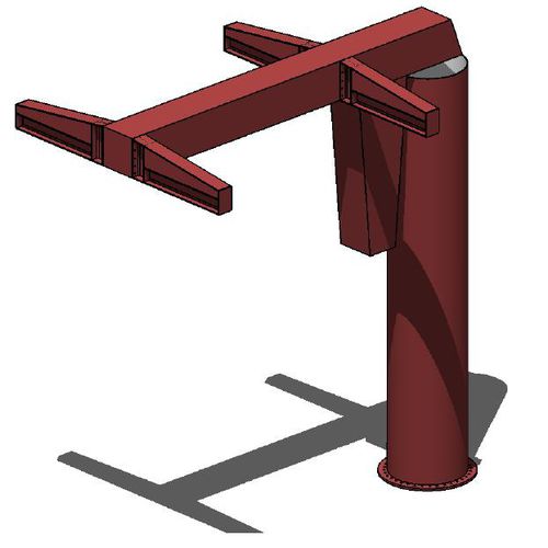 Подъемный кран для яхтенной стоянки - SCHILSTRA BOATLIFT SYSTEMS - поворотно-консольный