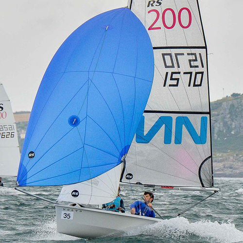 Двухместный швертбот - 200 - RS Sailing France - для регаты / асимметричный спинакер