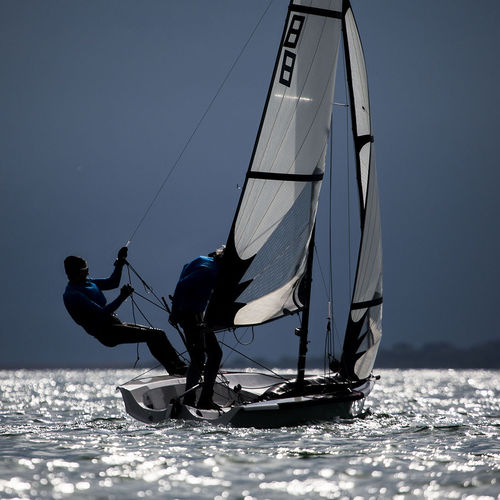 Двухместный швертбот - 500 - RS Sailing France - скиф / для регаты / с одной трапецией