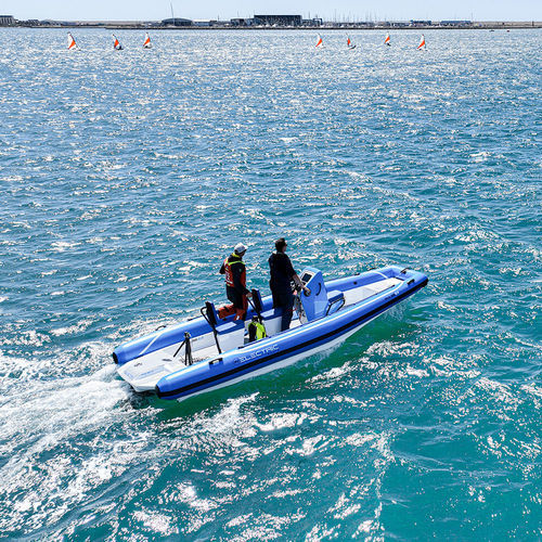 Надувная лодка с внутренним мотором - PULSE 63 - RS Sailing France - электрическая / RIB / с центральной консолью