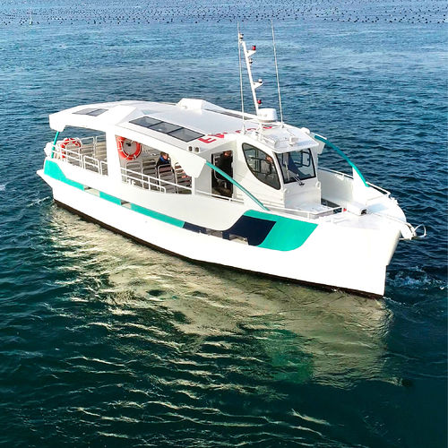 Профессиональный катер пассажирское судно - H51 : 12m O² - ODC MARINE - гибридный дизель-электрический / из алюминия