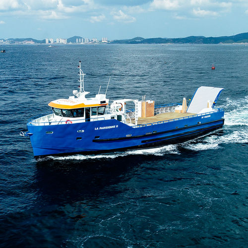 Профессиональный катер рабочее судно - H55 : 26M LA PARISIENNE II - ODC MARINE - с внутренним мотором / дизельный / из алюминия
