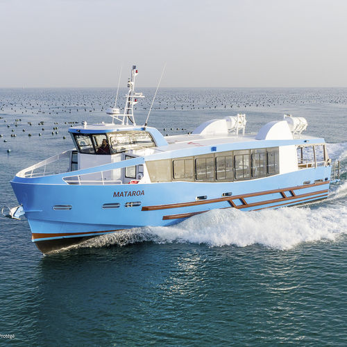 Профессиональный катер пассажирское судно - H71 : 18m MATAROA - ODC MARINE - с внутренним мотором / гибридный дизель-электрический / из алюминия
