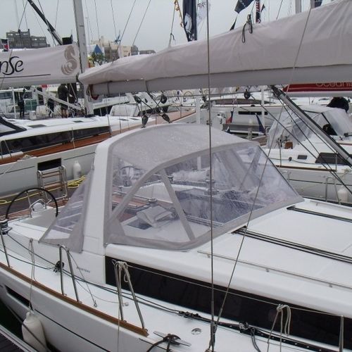 Крыша рубки для парусника - Oceanis 41 - TTOP Nautic - для кокпита / алюминиевая конструкция / конструкция из нержавеющей стали