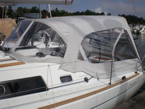 Крыша рубки для парусника - Oceanis 37 - TTOP Nautic - для кокпита / конструкция из нержавеющей стали / из акрила