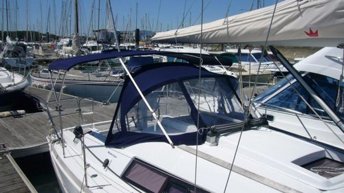Крыша рубки для парусника - Oceanis 31 - TTOP Nautic - для кокпита / синяя / красная
