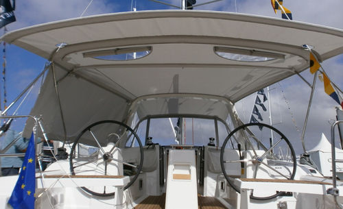 Ходовой тент для парусника - Oceanis 38.1 - TTOP Nautic - для кокпита / для поста управления / конструкция из нержавеющей стали
