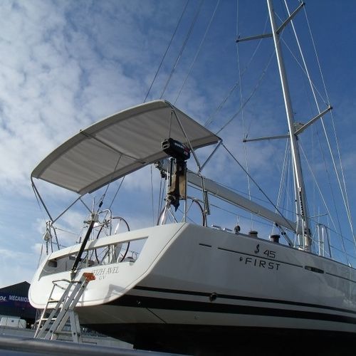 Ходовой тент для парусника - First 45 - TTOP Nautic - для кокпита / для поста управления / конструкция из нержавеющей стали