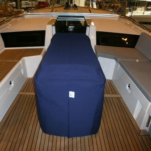 Защитный чехол для парусника - Oceanis 51.1 - TTOP Nautic - стола кокпита / из ПВХ / серый