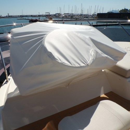 Защитный чехол для парусника - Prestige F4 - TTOP Nautic - консольный / из ПВХ / серый