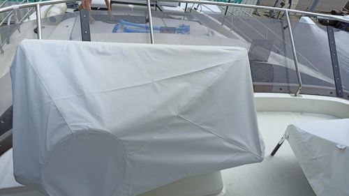 Защитный чехол для катера - Prestige M48 - TTOP Nautic - консольный / из ПВХ / серый