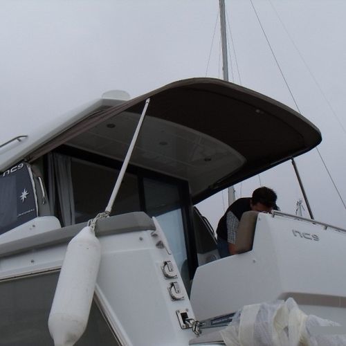 Крыша рубки для катера - NC 9 - TTOP Nautic - для кокпита / ПВХ / из акрила
