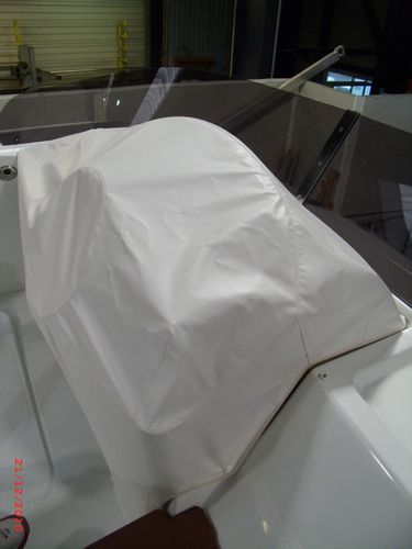 Защитный чехол для катера - s-t-44-h-cons-fly - TTOP Nautic - консольный / из ПВХ / серый