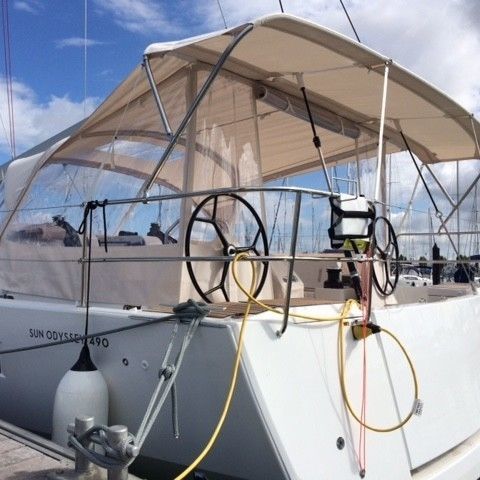 Крыша кокпита для парусников - Sun Odyssey 490 - TTOP Nautic - для Jeanneau