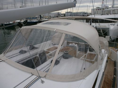 Крыша рубки для парусника - Sun Odyssey 490 - TTOP Nautic - для кокпита / алюминиевая конструкция / конструкция из нержавеющей стали