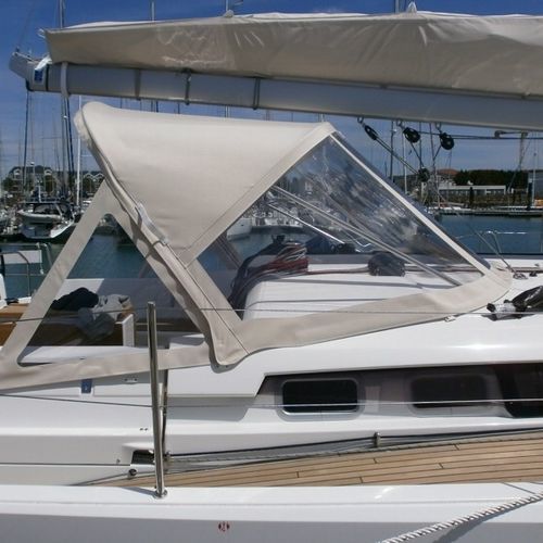Крыша рубки для парусника - Sun Odyssey 440 - TTOP Nautic - для кокпита / алюминиевая конструкция / конструкция из нержавеющей стали