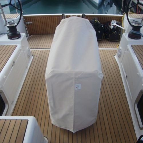 Защитный чехол для парусника - Sun Odyssey 410 - TTOP Nautic - стола кокпита / из ПВХ / серый
