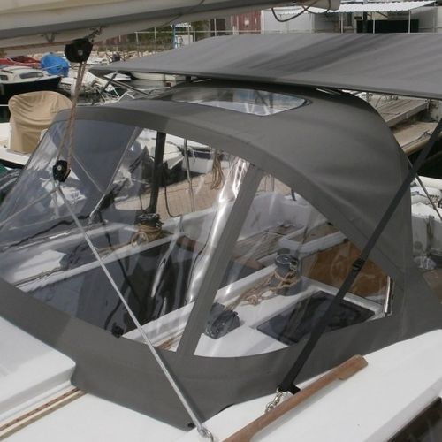 Крыша рубки для парусника - Dufour 310-350 - TTOP Nautic - для кокпита / конструкция из нержавеющей стали / синяя