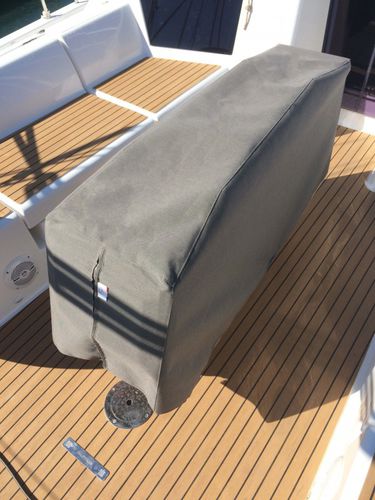 Защитный чехол для парусника - Dufour 390-430 - TTOP Nautic - из ПВХ / серый / черный