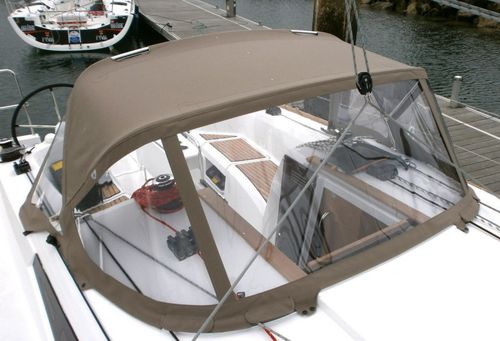 Крыша рубки для парусника - Sun Odyssey 349 - TTOP Nautic - для кокпита / алюминиевая конструкция / конструкция из нержавеющей стали