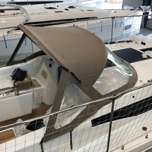 Крыша рубки для парусника - Sun Odyssey 380 - Distribution Version - TTOP Nautic - для кокпита / алюминиевая конструкция / конструкция из нержавеющей стали