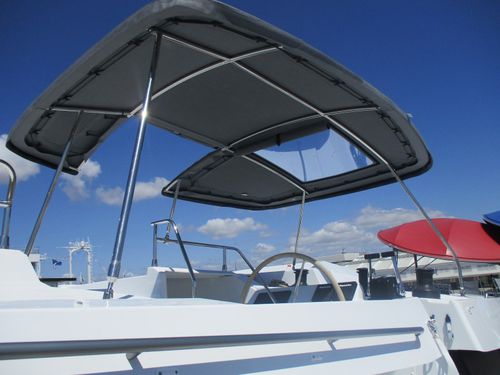 Ходовой тент для катера - Elba 45 - TTOP Nautic - для катамарана / для кокпита / конструкция из нержавеющей стали