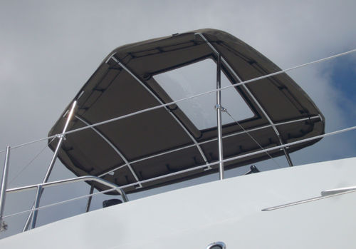 Ходовой тент для катера - Bali 4.3 Fly - TTOP Nautic - для катамарана / для кокпита / конструкция из нержавеющей стали
