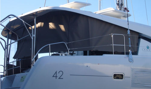 Крыша кокпита для моторных катеров - lag-42-ri-int-f-a - TTOP Nautic - для парусников / для катамаранов / для Lagoon
