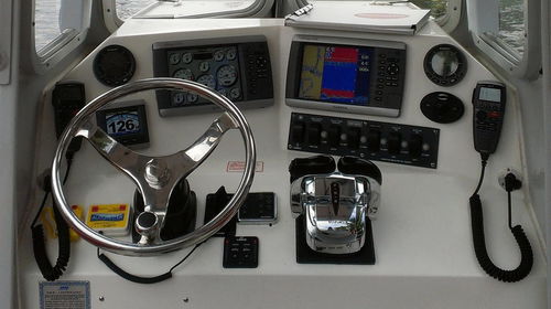 Система тяг и рычагов управления для катера - CALIFORNIAN - Pacific Pilothouse