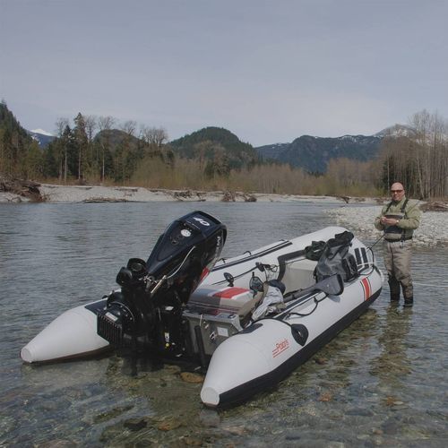 Надувная лодка c подвесным мотором - SPIRIT 15'6" - Polaris boat - полужесткая / открытая / с центральной консолью