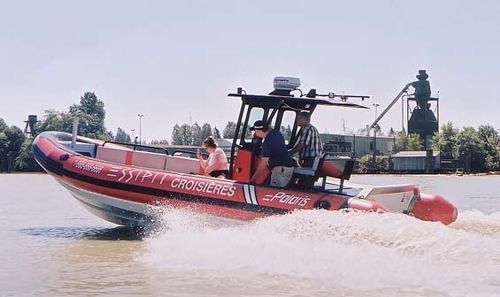 Профессиональный катер пассажирское судно - PRH 840 - Polaris boat - c подвесным мотором / из стекловолокна / из алюминия