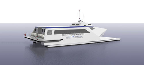 Пассажирский паром катамаран - Wavepiercer  - LOMOcean Design - высокоскоростной