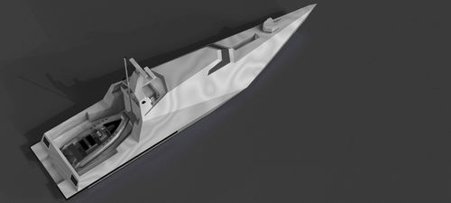 Специальное судно для ведения наблюдения - 25m - Stealth - LOMOcean Design