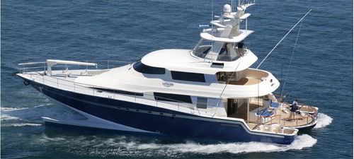 Моторная яхта катамаран - Ultimate Lady - LOMOcean Design - для спортивной рыбалки / с флайбриджем / корпус водоизмещающего типа