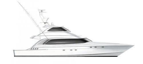 Моторная яхта катамаран - Venture 78 Sportfish - LOMOcean Design - для спортивной рыбалки / быстрая / с закрытым флайбриджем