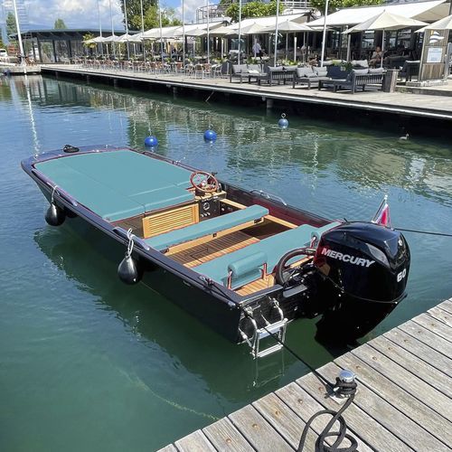 Ботик c подвесным мотором - 17 - Black Pepper Yachts - корпус водоизмещающего типа / открытый / с боковой консолью
