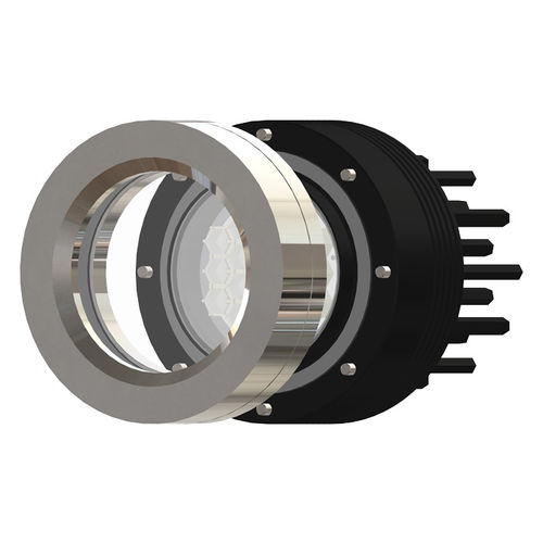 Подводное освещение для яхты - PLAQUE MSR18240S - ASTEL MARINE - LED / фитинг, проходящий через корпус / встраиваемое
