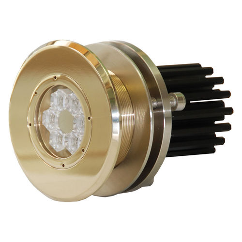 Подводное освещение для катера - PLAQUE MFM0680 - ASTEL MARINE - LED / фитинг, проходящий через корпус / с утопленным монтажом